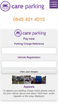 Mobile Screenshot of careparking.co.uk